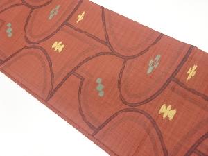 抽象模様織出し袋帯